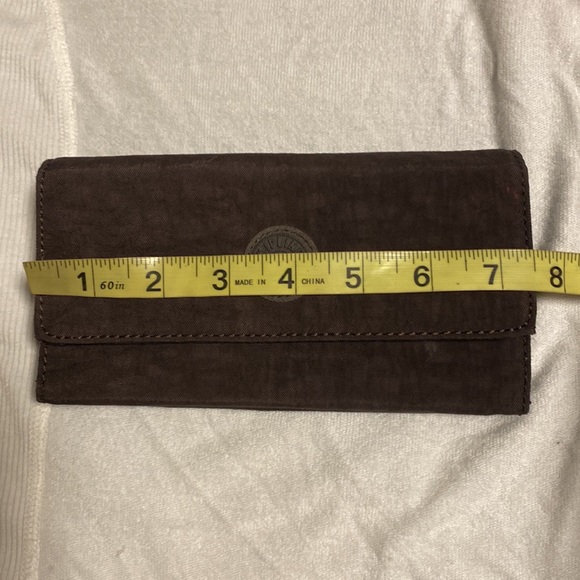 Kipling Wallet grey/brown pristine condition 14-15 cc holder - Picture 11 of 13